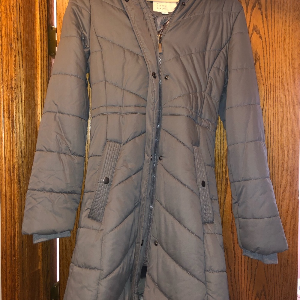 NWOT Target Grey Puffer Winter Coat